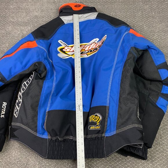 Ski-Doo Team Bombardier Rotax RPM Snowmobile Racing Jacket Men's Medium Blue - Picture 15 of 16